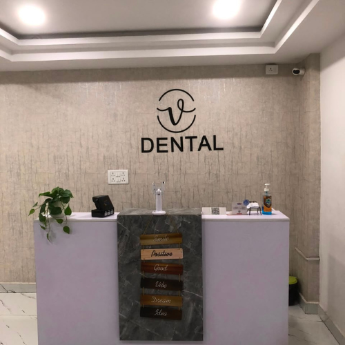 Smile makeover before and after